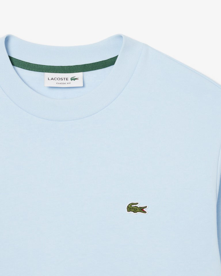 LACOSTE Felpa Girocollo Celeste