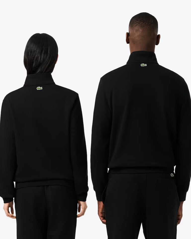 LACOSTE Felpa Senza Cappuccio Con Zip Lacoste Paris Nera