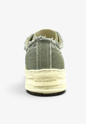 DUALSCAPE Sneakers In Tela Jeans/Panna