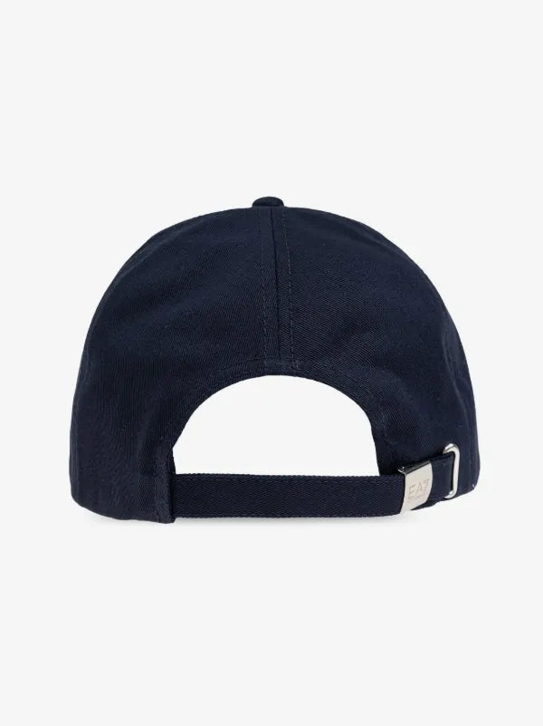 EA7 Cappello Blu/Bianco Visiera Curva