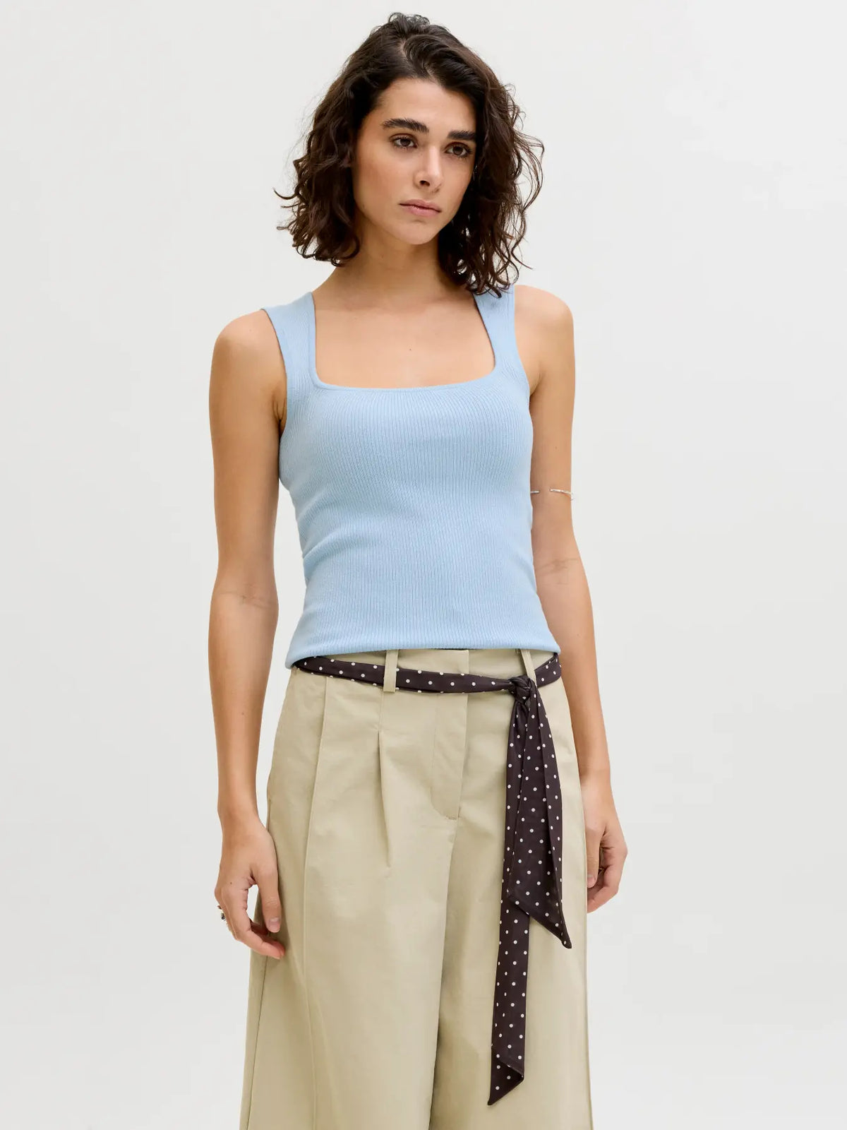 JJXX JXPOSIE CANOTTA CELESTE DONNA SS26