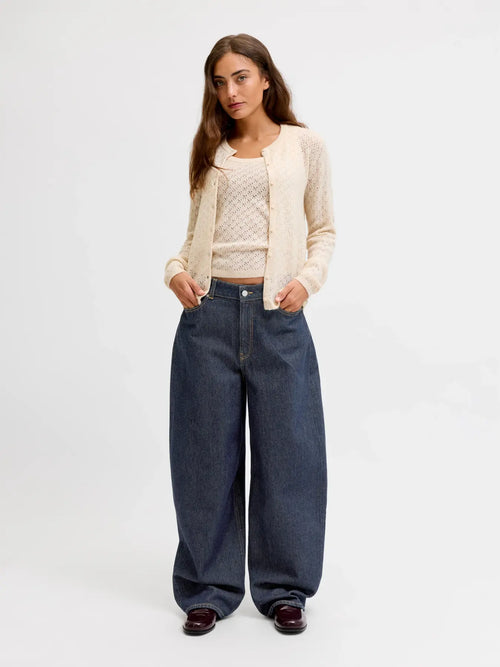 JJXX JXSAKAI Jeans Baggy Barrel R425 Blu scuro Donna (