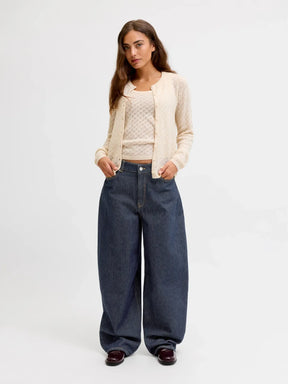 JJXX JXSAKAI Jeans Baggy Barrel R425 Blu scuro Donna (