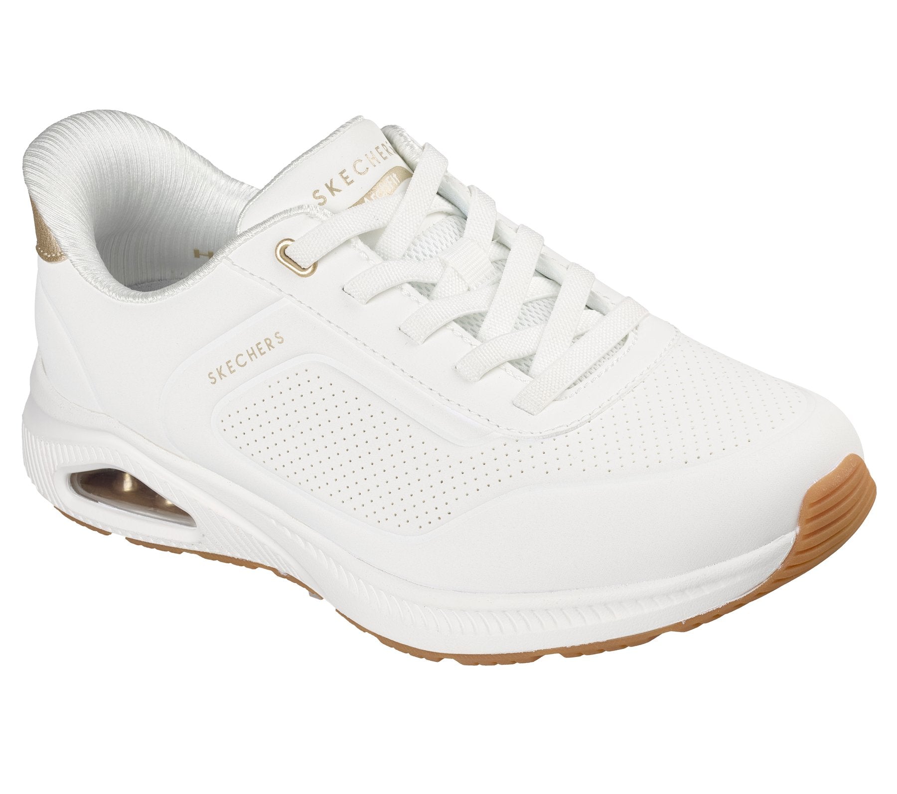 190177/WHT Skechers Donna Slip Ins Arch Fit Bianche 26/27