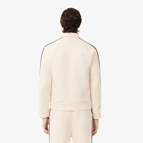 LACOSTE Tuta Leggera In cotone Con Bande Laterali Verdi beige