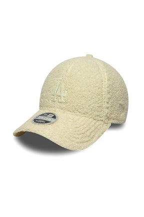 NEW ERA 9FORTY Cappello Pelliccia Logo LA Bianco