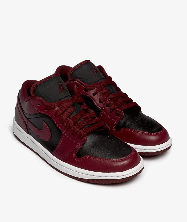 NIKE JORDAN 1 Low Cherrywood Bordeaux e Nera
