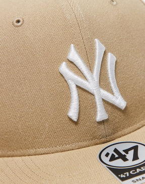 ‘47 New York Yankees Cappello Visiera Piatta Beige