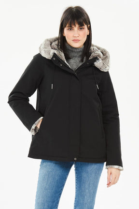 CANADIENS DONNA Giubbotto Parka Anita Nero