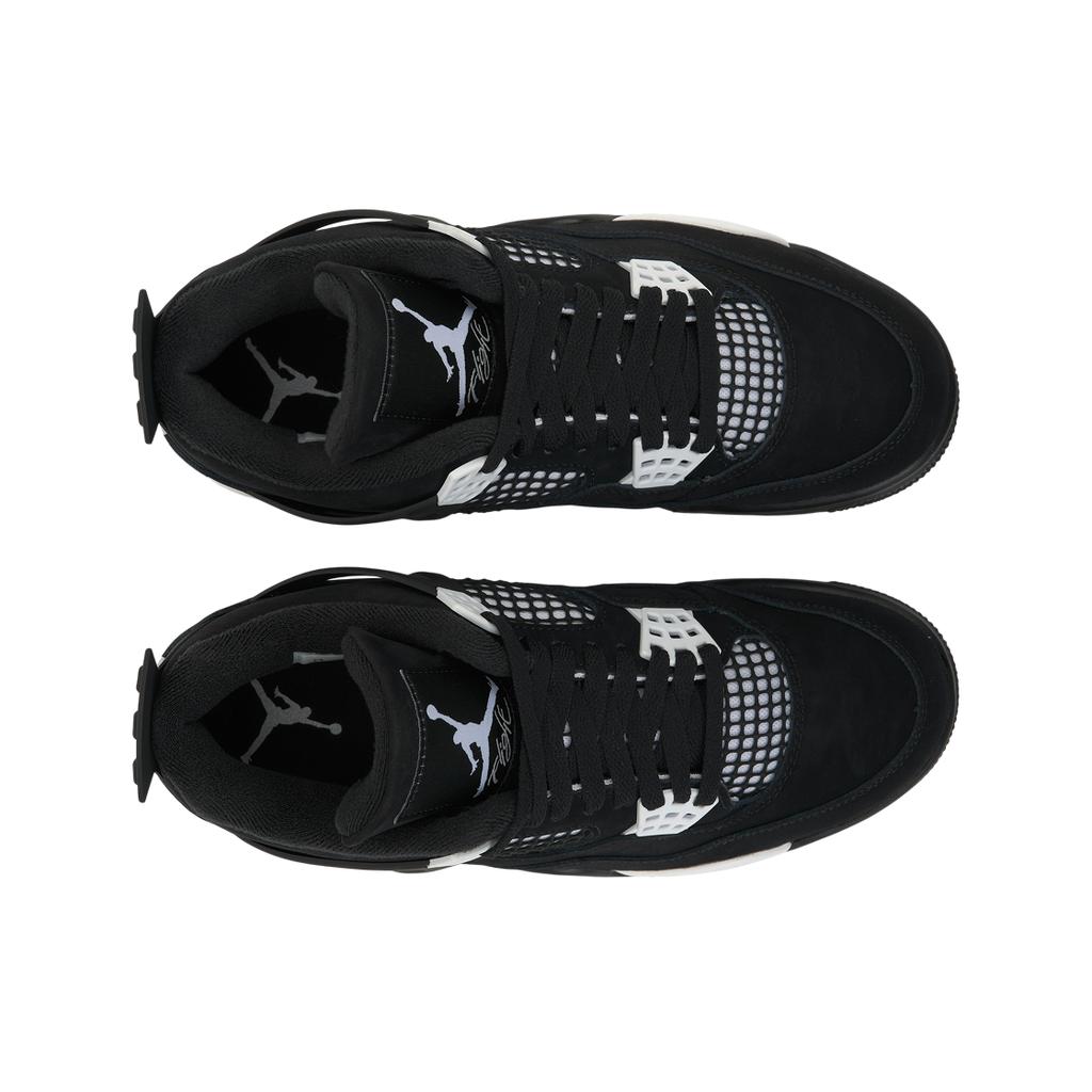 JORDAN 4 Retro White Thunder Nero/Bianco