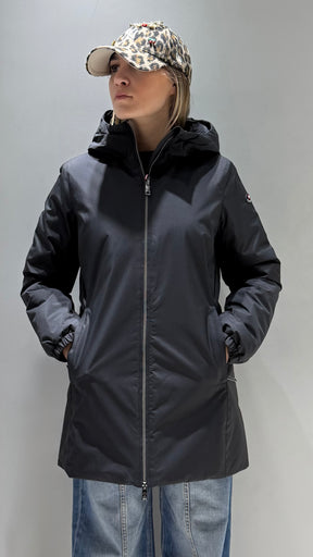 CANADIENS DONNA GIUBBOTTO HIDRA-NEK 3L TECH SPRING LISCIO NERO LUNGO