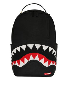 SPRAYGROUND Zaino In Pelle Fly Knit Mouth Nero