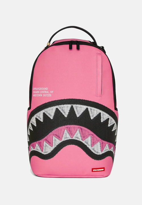 SPRAYGROUND Zaino Sprayground Shark Central Pink Embroidered Shark  Rosa