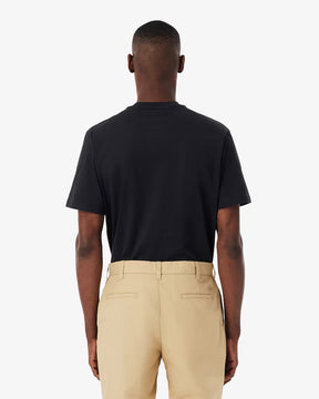 LACOSTE T-Shirt In Cotone Nero
