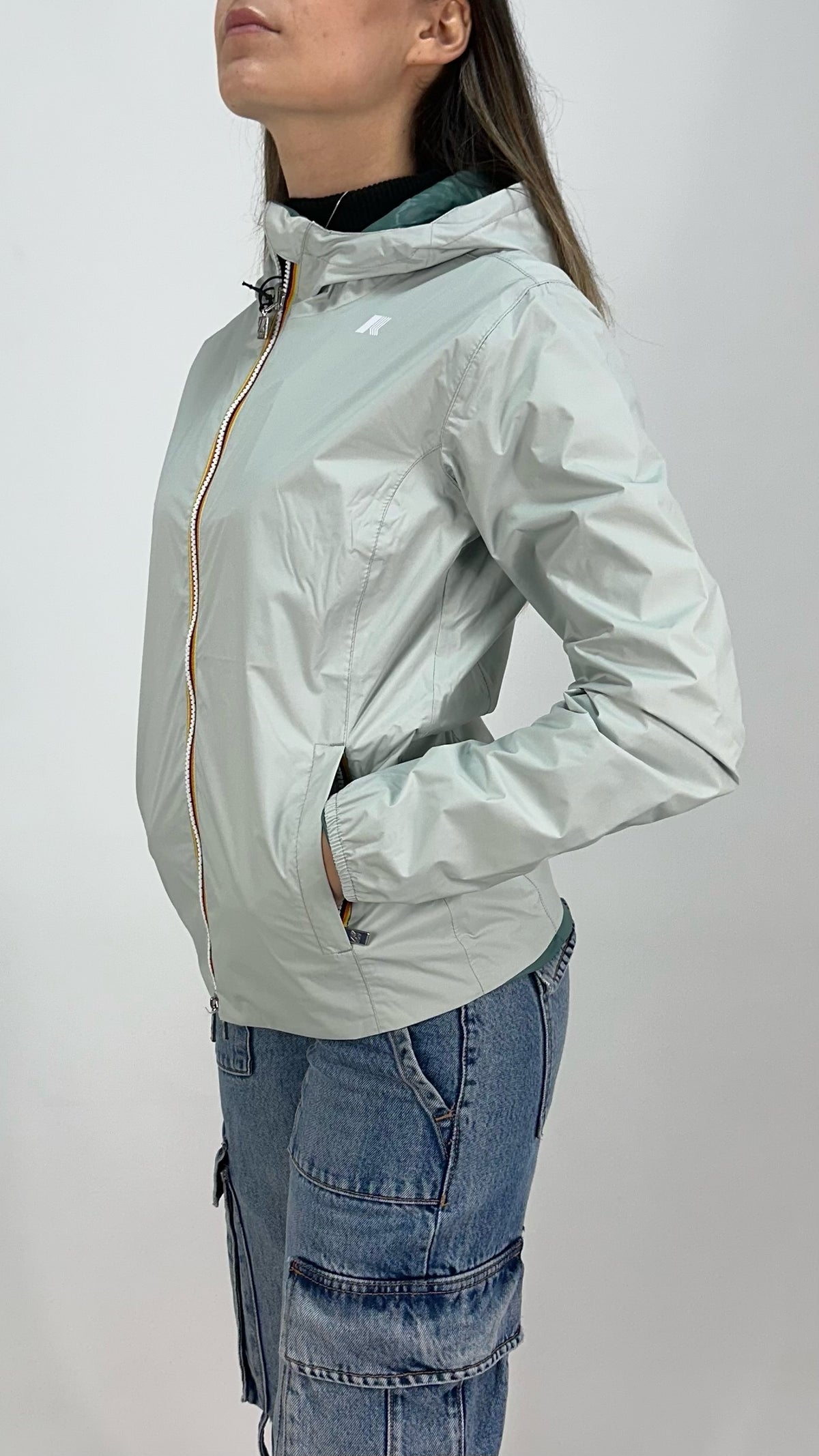 K-WAY Antivento Lyly Plus.2 Double Donna Ghiaccio/Verde