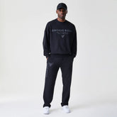 NEW ERA Tuta Felpata Chicago Bulls Girocollo Nera 25/26