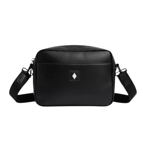 COUNTY OF MILAN MARCELO BURLON Tracolla in Ecopelle Basic Nero
