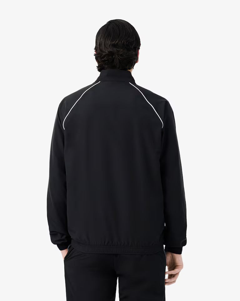 LACOSTE Tuta Completa Con Zip Senza Cappuccio Nero/Grigio
