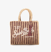 SAINT BARTH BORSA COLETTE IN RAFFIA A RIGHE