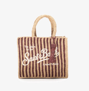 SAINT BARTH BORSA COLETTE IN RAFFIA A RIGHE
