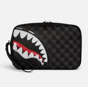 SPRAYGROUND Pochette Brick Dripping Sharks in Paris Nero