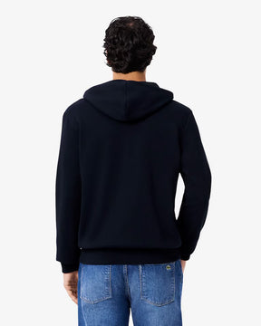 LACOSTE Felpa Con Cappuccio e Con Zip Lacoste Blu