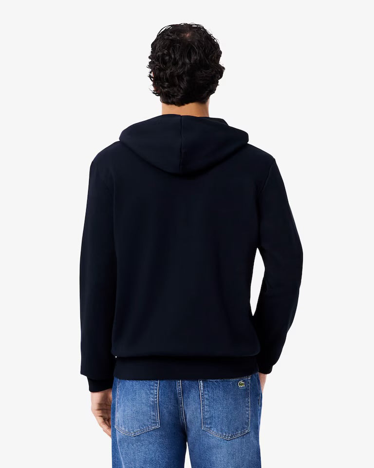 LACOSTE Felpa Con Cappuccio e Con Zip Lacoste Blu