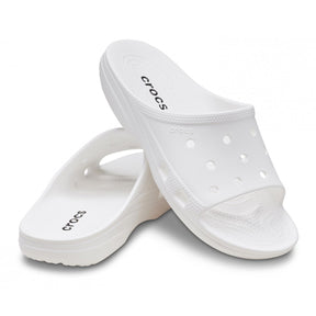 CROCS Ciabatta In Gomma Saturday Slide Bianca