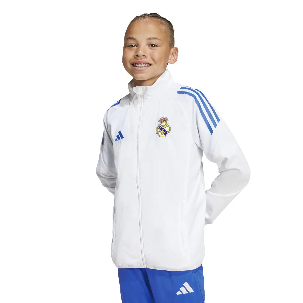 ADIDAS Tuta Bambino Real Madrid Bianco/Blu