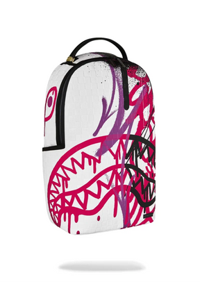 SPRAYGROUND Zaino GRAFF MAYHEM RMX Bianco Multicolor