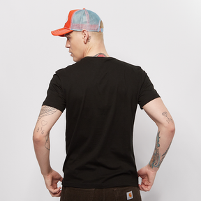 LACOSTE T-Shirt Basic in Cotone Nero