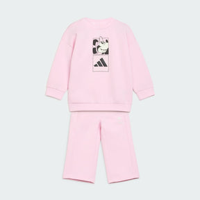 ADIDAS Tuta Felpata Bambina Minnie Rosa