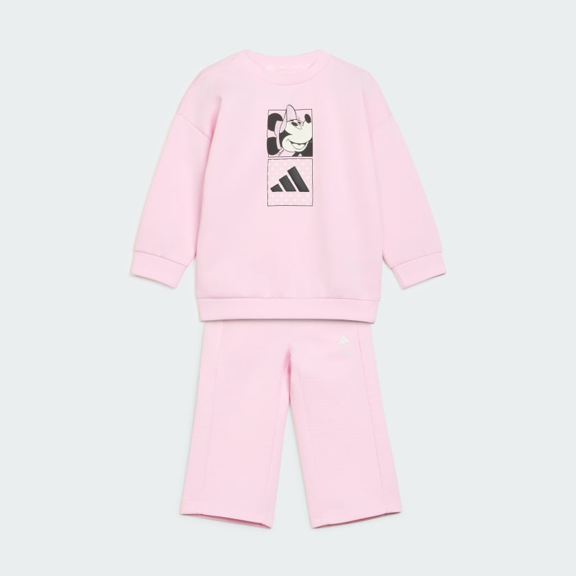 ADIDAS Tuta Felpata Bambina Minnie Rosa