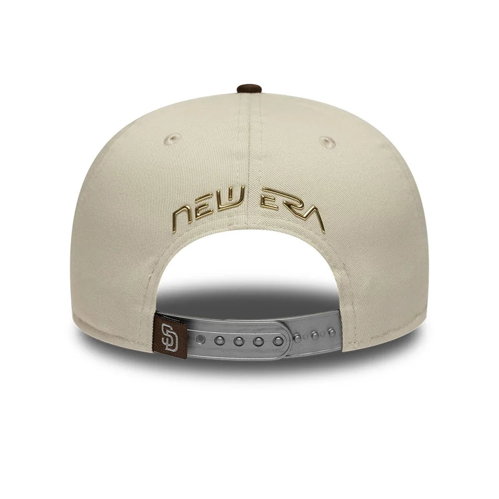 NEW ERA 9FIFTY Cappello Visiera Dritta San Diego Padres Beige