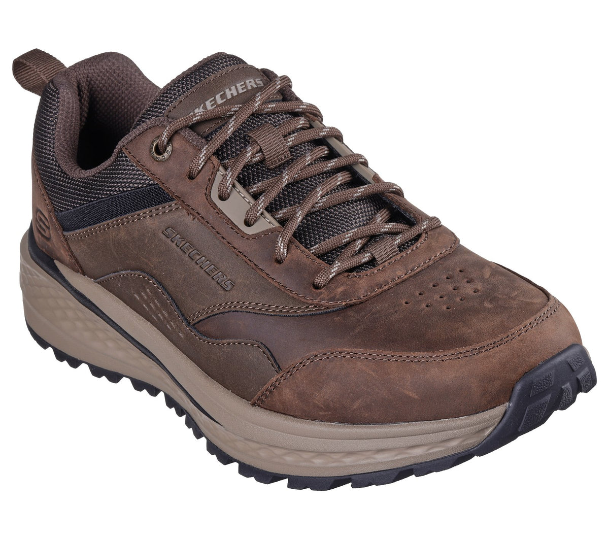 SKECHERS Air Cooled Memory Foam Relaxed Fit Marrone