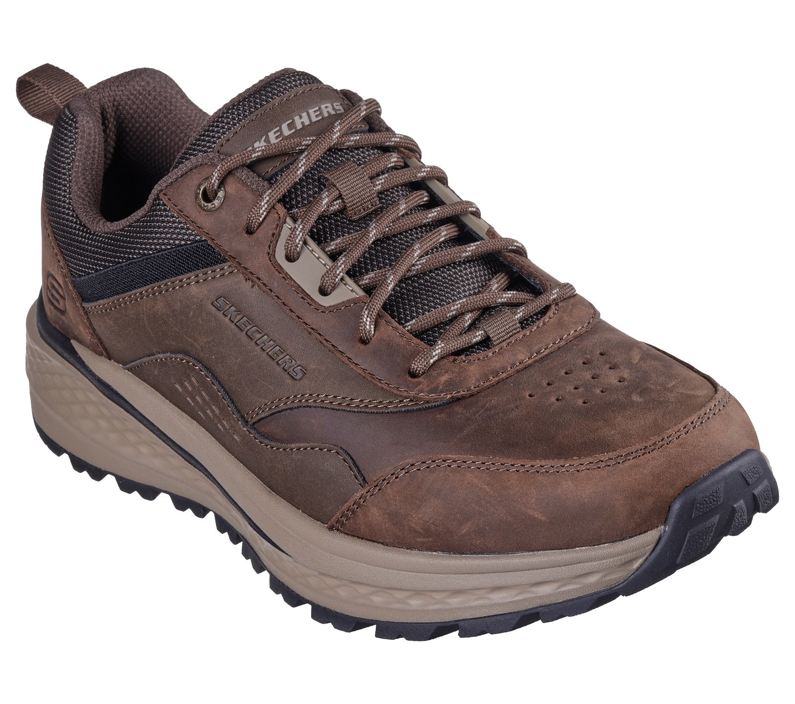 SKECHERS Air Cooled Memory Foam Relaxed Fit Marrone