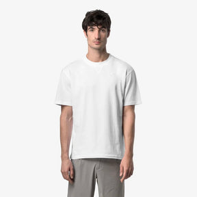 K-WAY T-Shirt Solo Jersey Triangle Bianca
