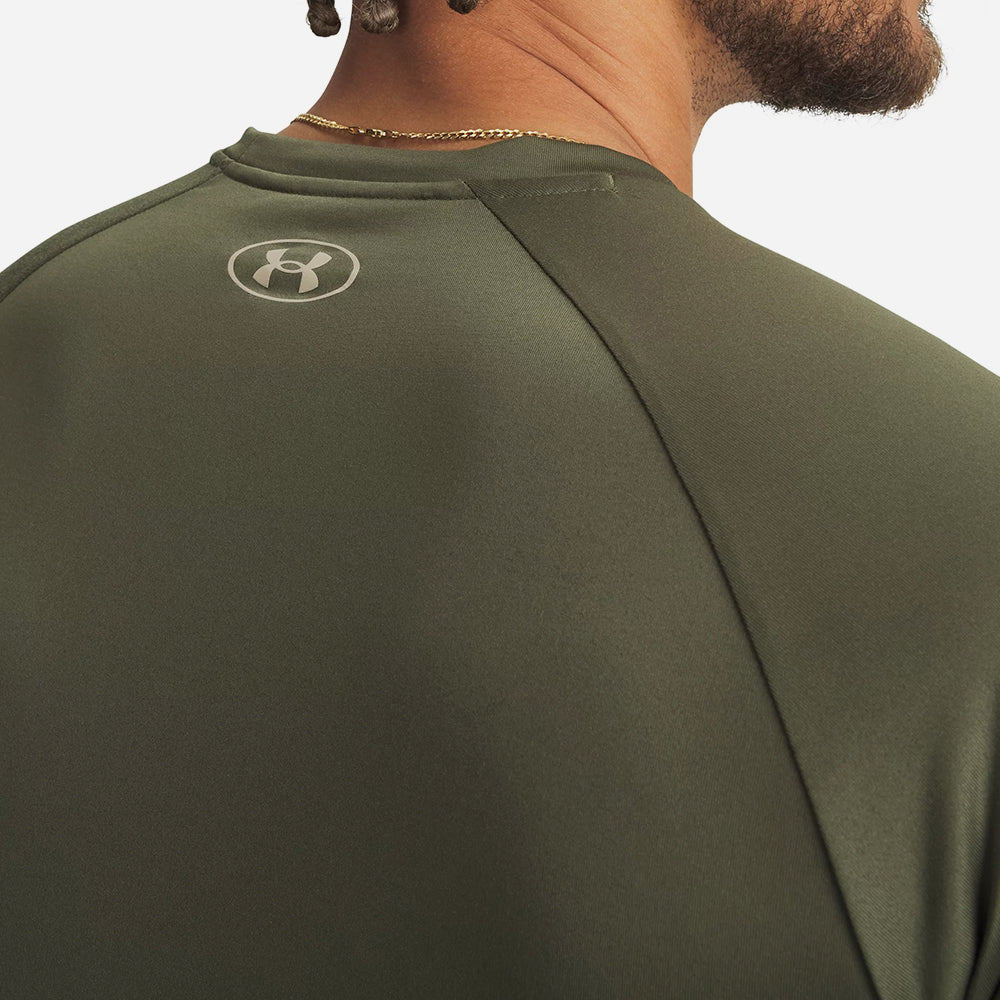 UNDER ARMOUR T-Shirt Tech Graphic Con Stampa Verde