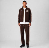 ‘47 x NBA Tuta Oakland Athletics Con Zip Senza Cappuccio Marrone