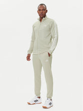 ADIDAS Tuta Leggera Acetata Con Zip Senza Cappuccio Con Strisce Laterali Beige 2025/2026