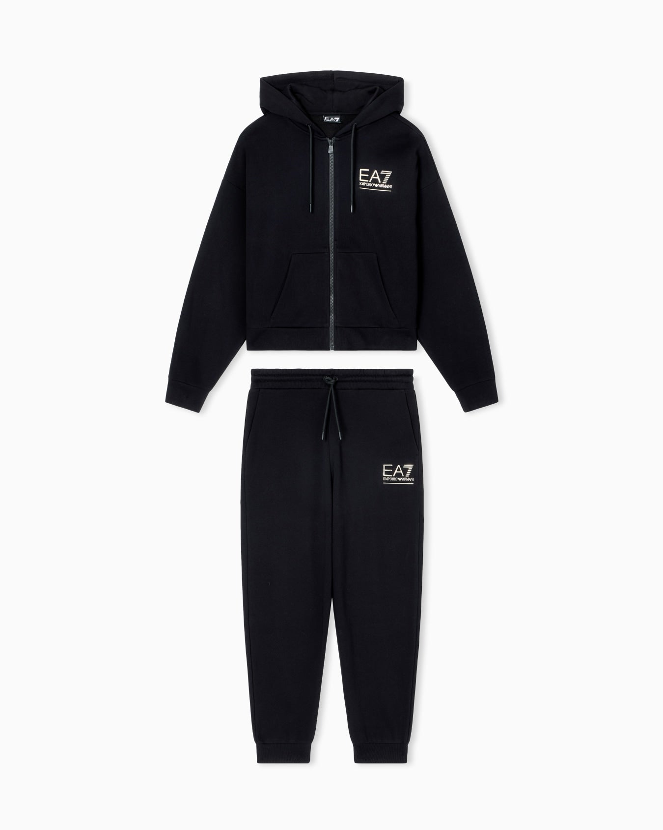 MPORIO ARMANI TUTA VISIBILITY IN MISTO COTONE NERA DONNA