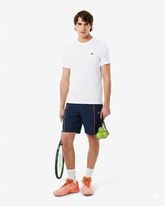 LACOSTE Completino Logo Retro Bianco/Arancione