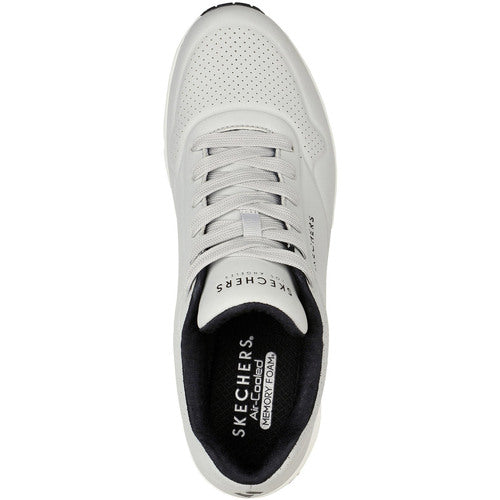 52458 LGBK SKECHERS UNO STAND ON AIR GRIGIO CHIARO SS26