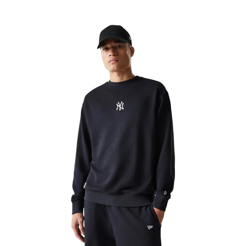 NEW ERA Tuta Completa Senza Cappuccio Logo NY Nero