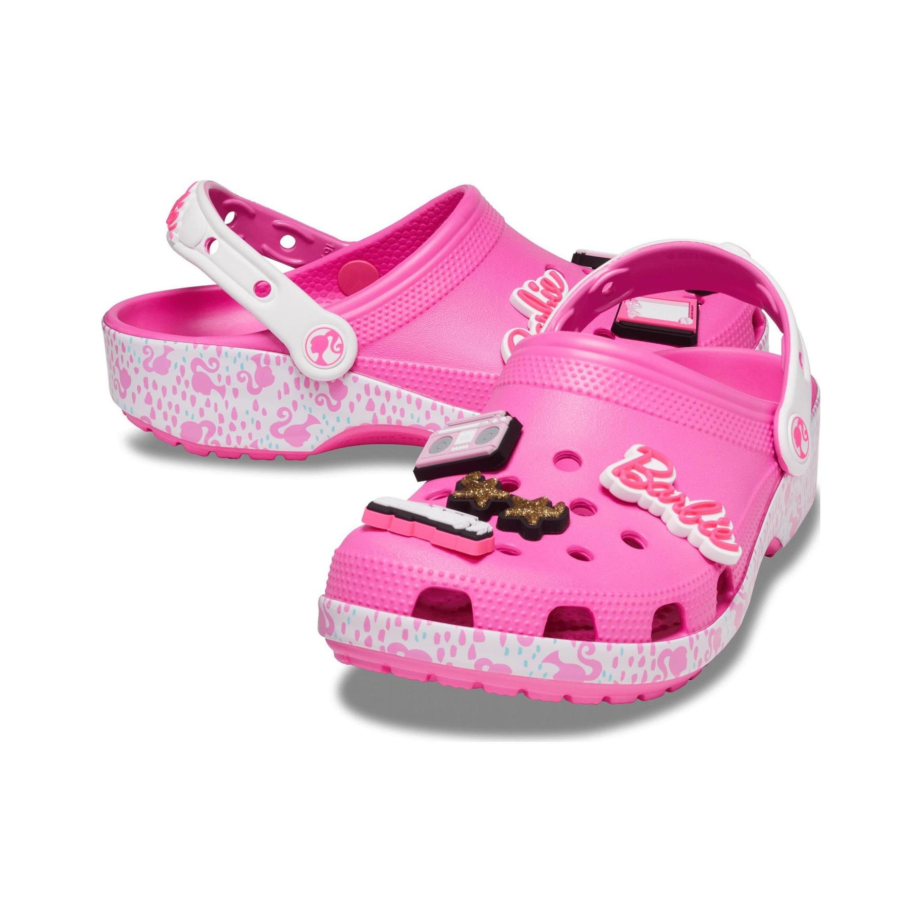 CROCS Collab. Barbie Rosa Con Charm