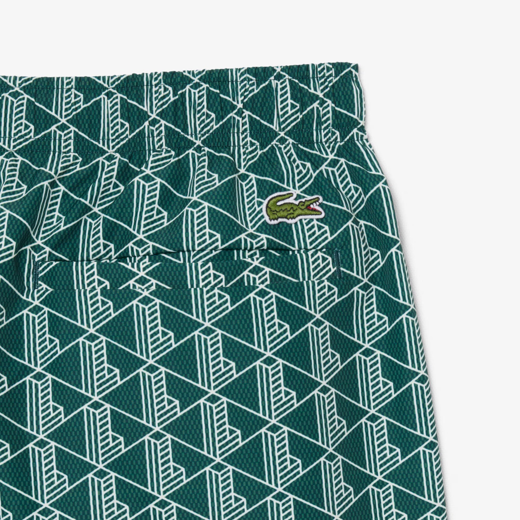 LACOSTE Costume Monogram Verde Petrolio