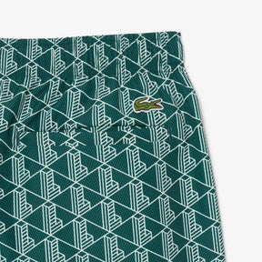 LACOSTE Costume Monogram Verde Petrolio