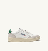 AUTRY Medialist In Pelle e Suede Talloncino Verde
