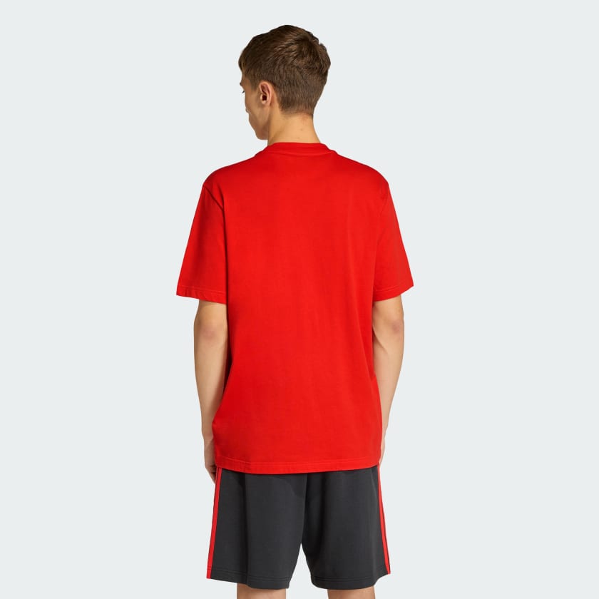 ADIDAS Completino Belgio T-Shirt e Pantaloncino Rosso