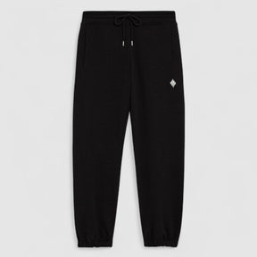 COUNTY OF MILAN Pantalone Con Logo Ricamato Nero